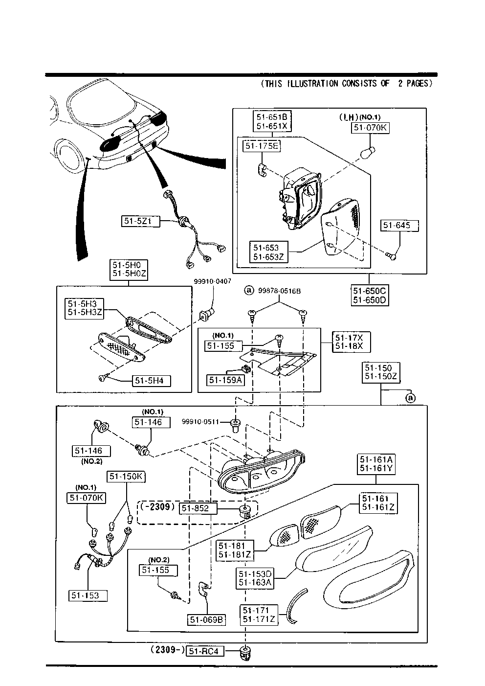 Rear Combination Lamps