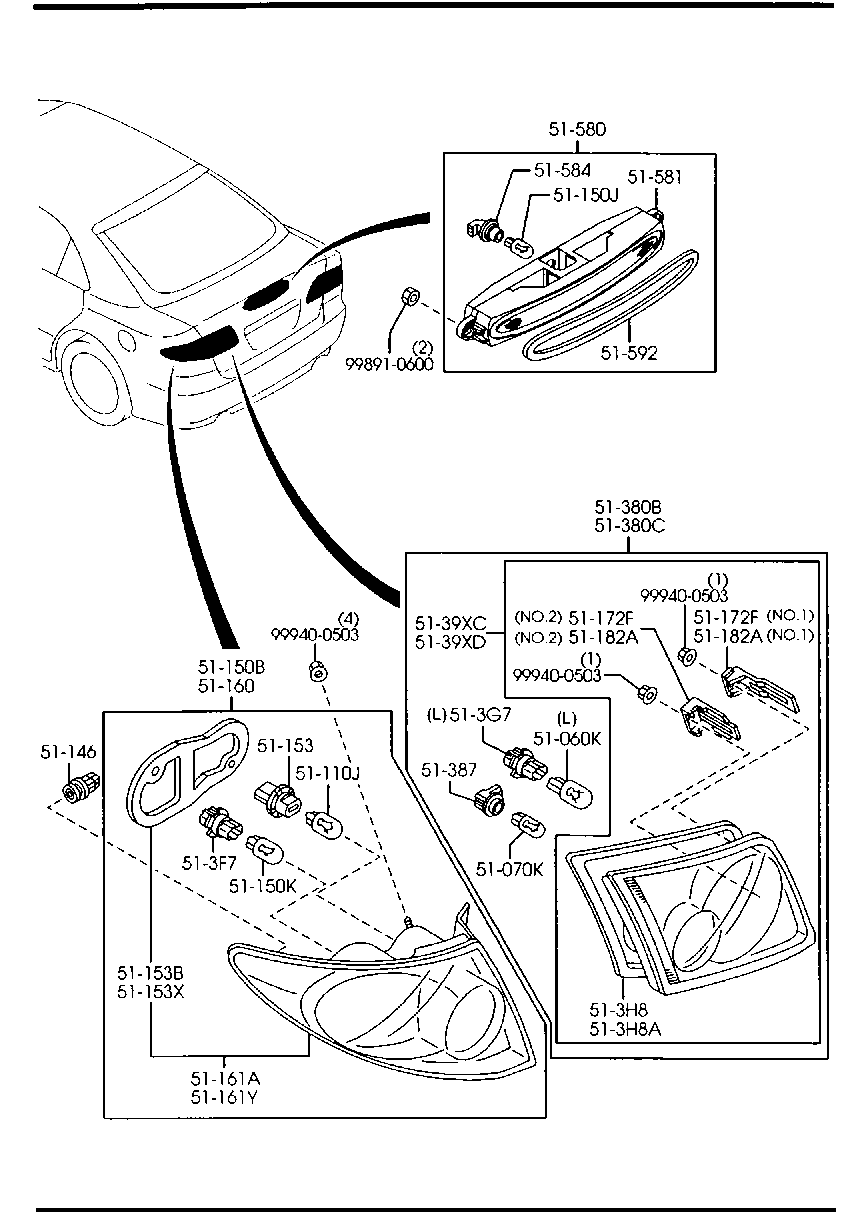 Rear Combination Lamps