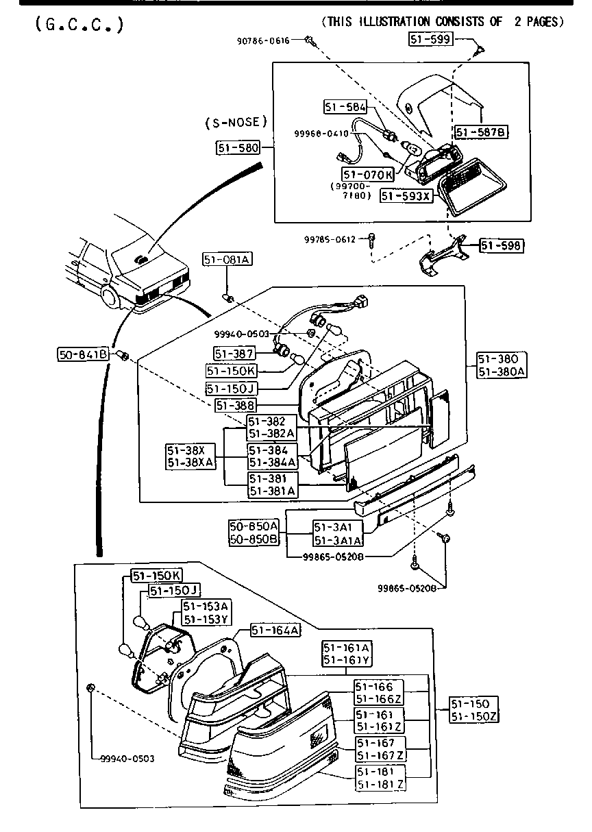 Rear Combination Lamps