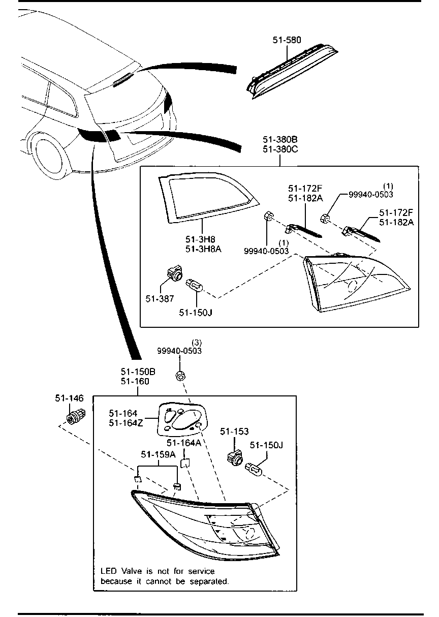 Rear Combination Lamps