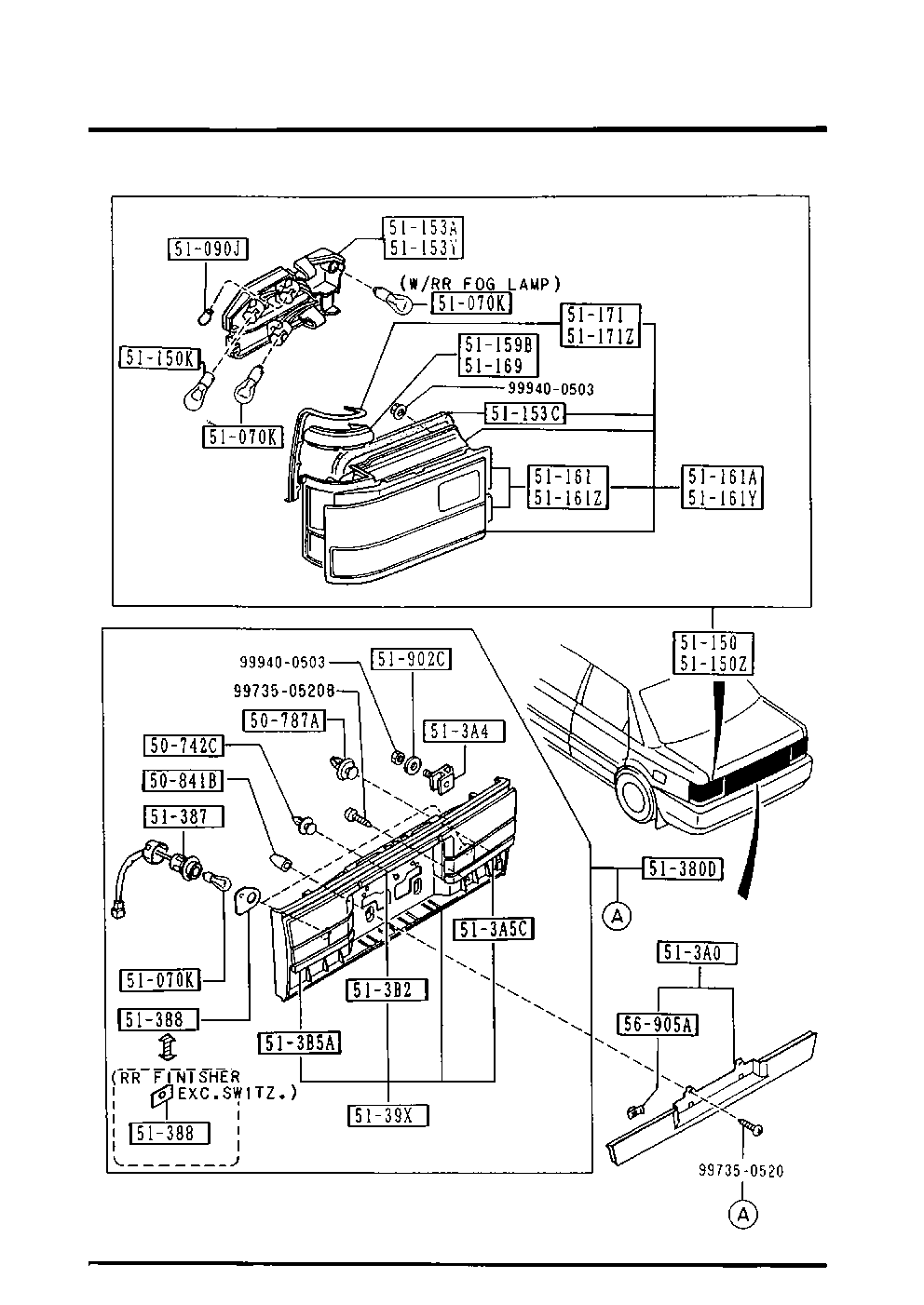 Rear Combination Lamps