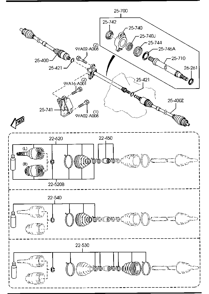 Front Drive Shafts