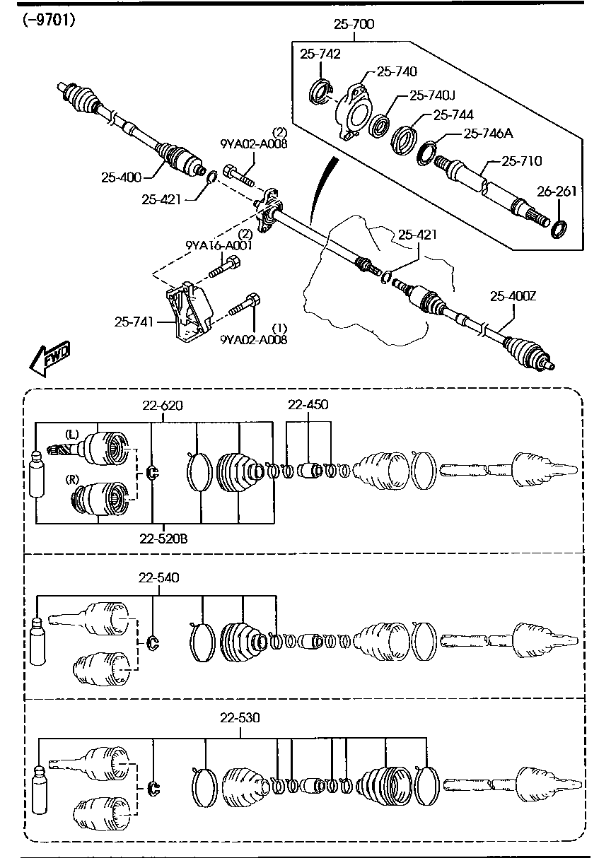 Front Drive Shafts