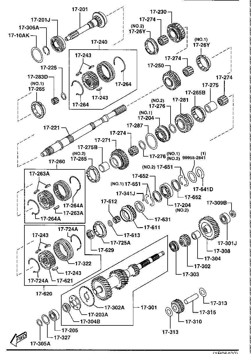 Engranajes de transmisión manual