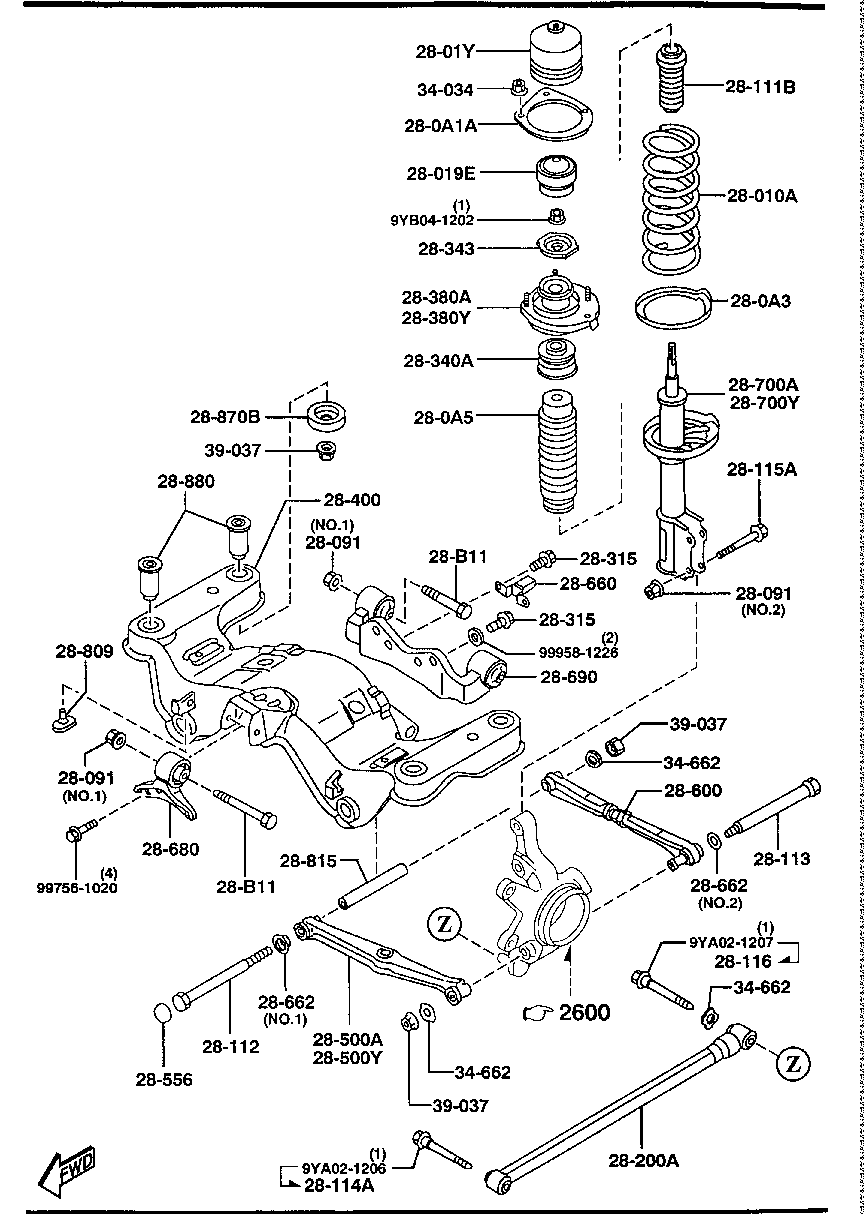 Rear Suspension Mechanisms
