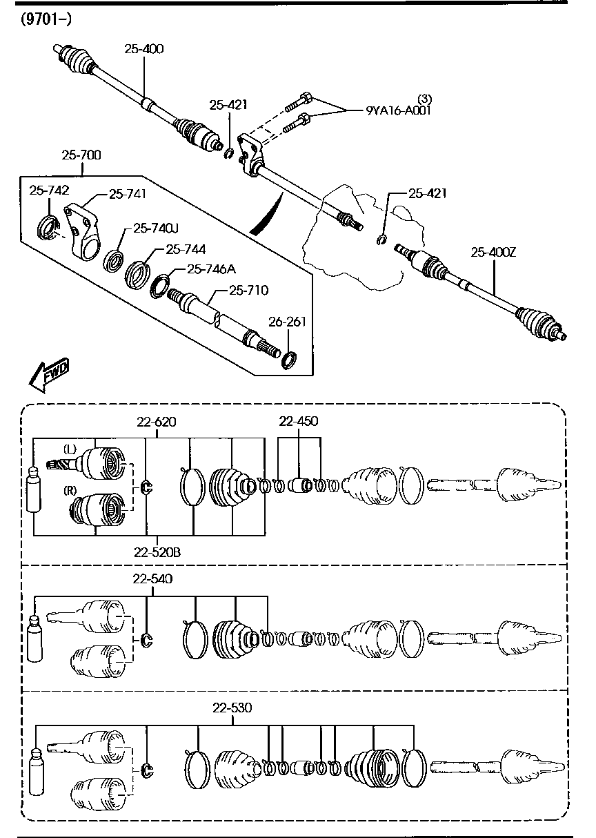 Front Drive Shafts