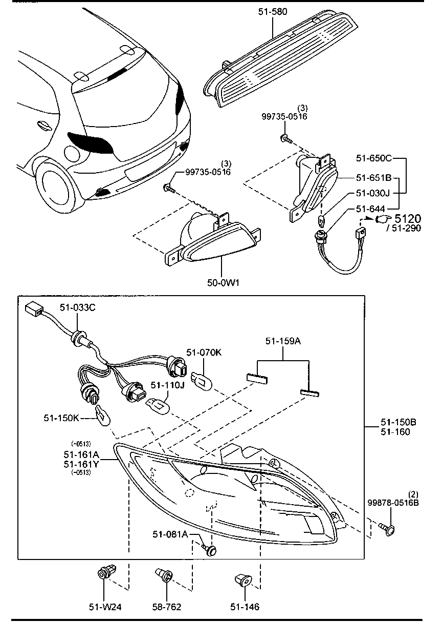 Rear Combination Lamps