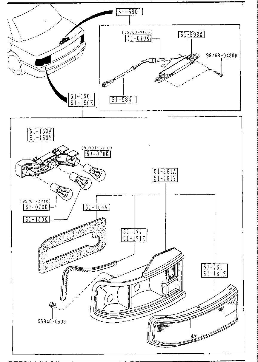 Rear Combination Lamps