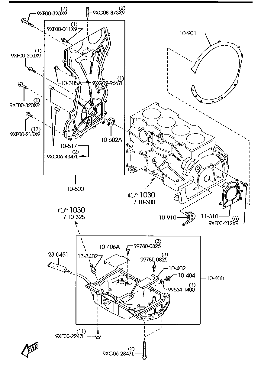 Oil Pan & Timing Cover