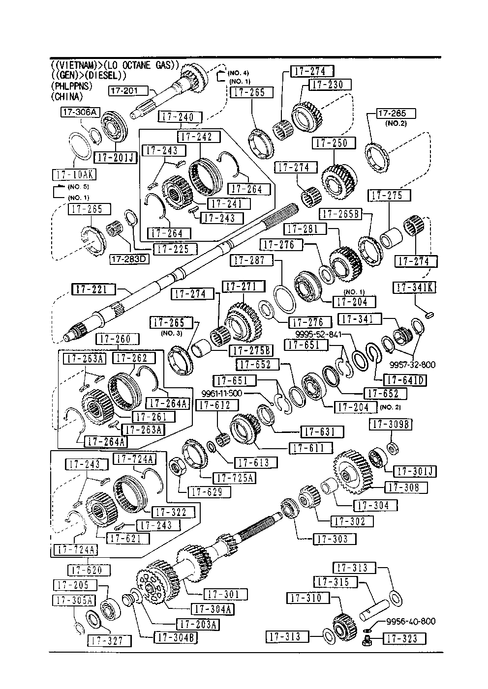 Manual Transmission Gears