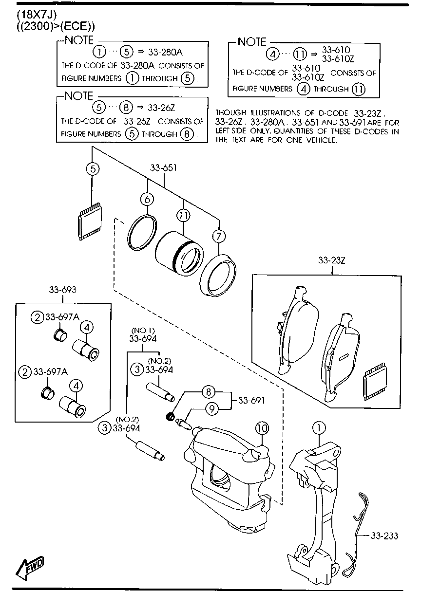 Front Brake Mechanisms