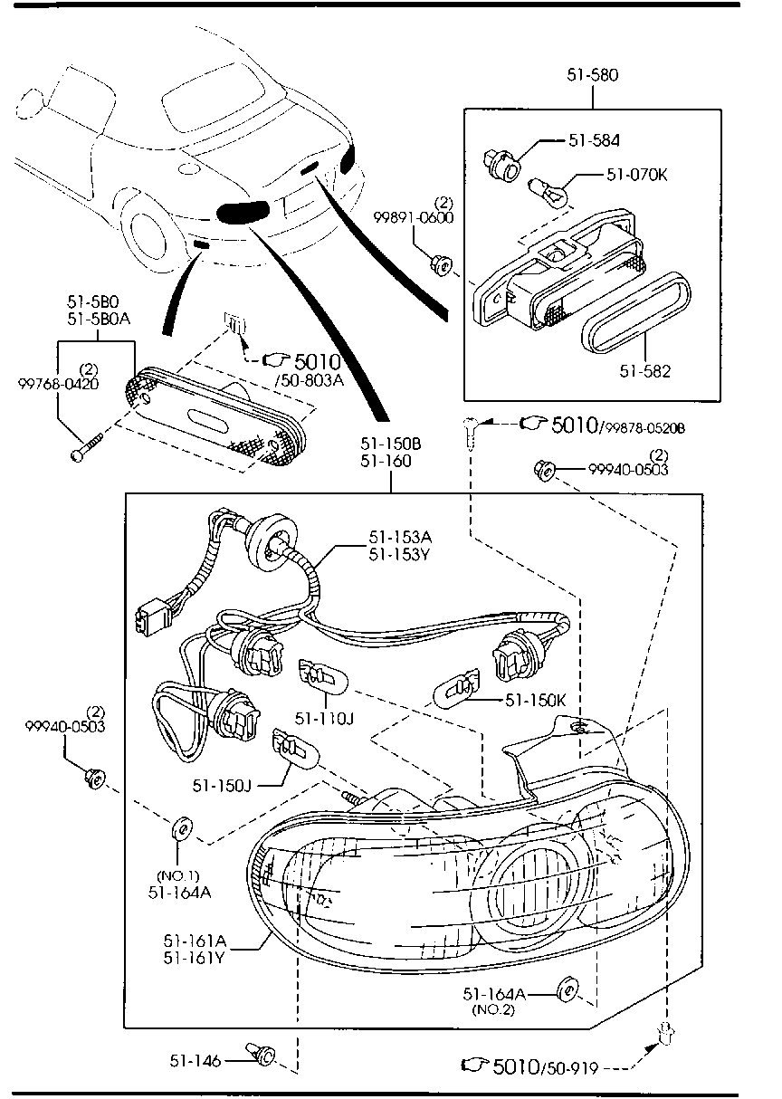Rear Combination Lamps