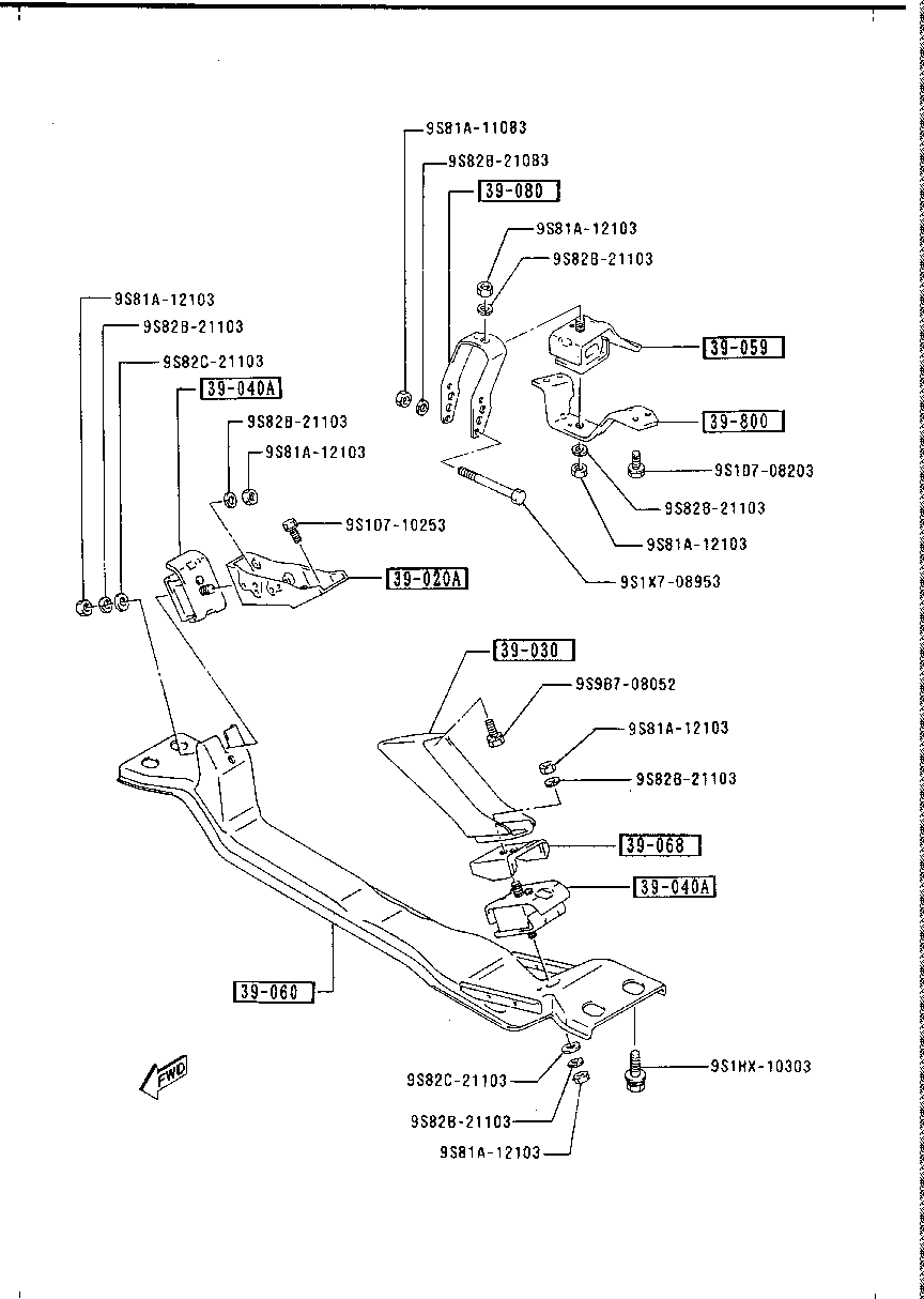 Engine & T/Mission Mountings