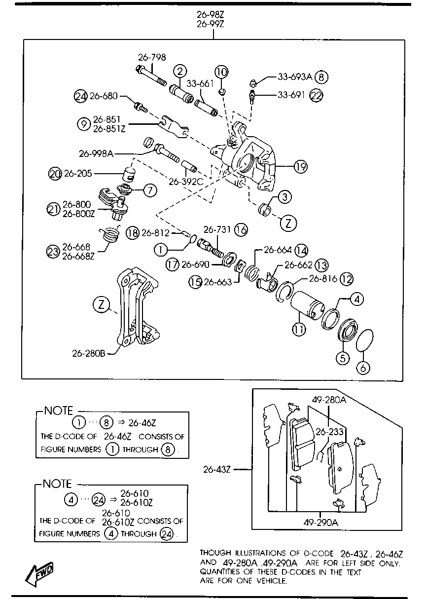 Rear Brake Mechanisms