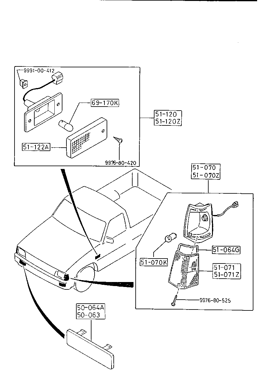 Front Combination Lamps