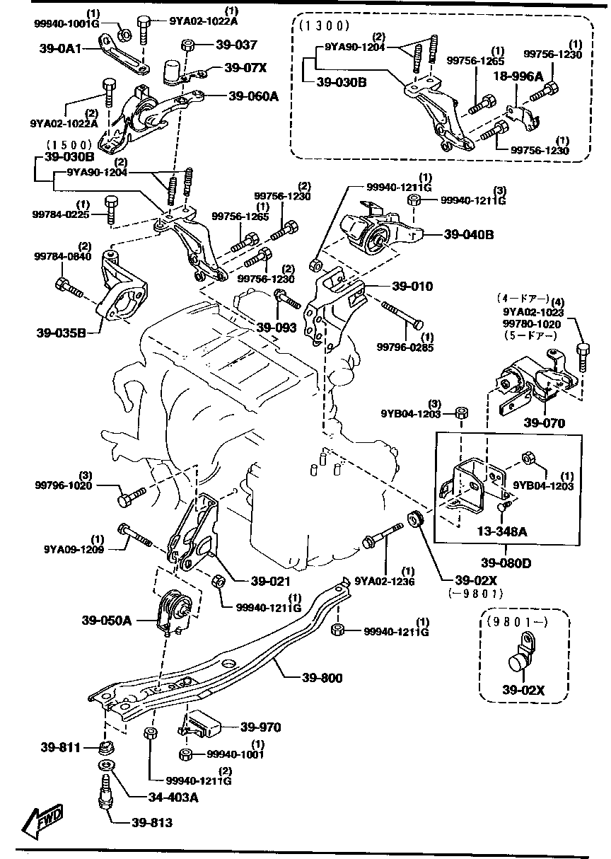 Engine Transmission Mountings