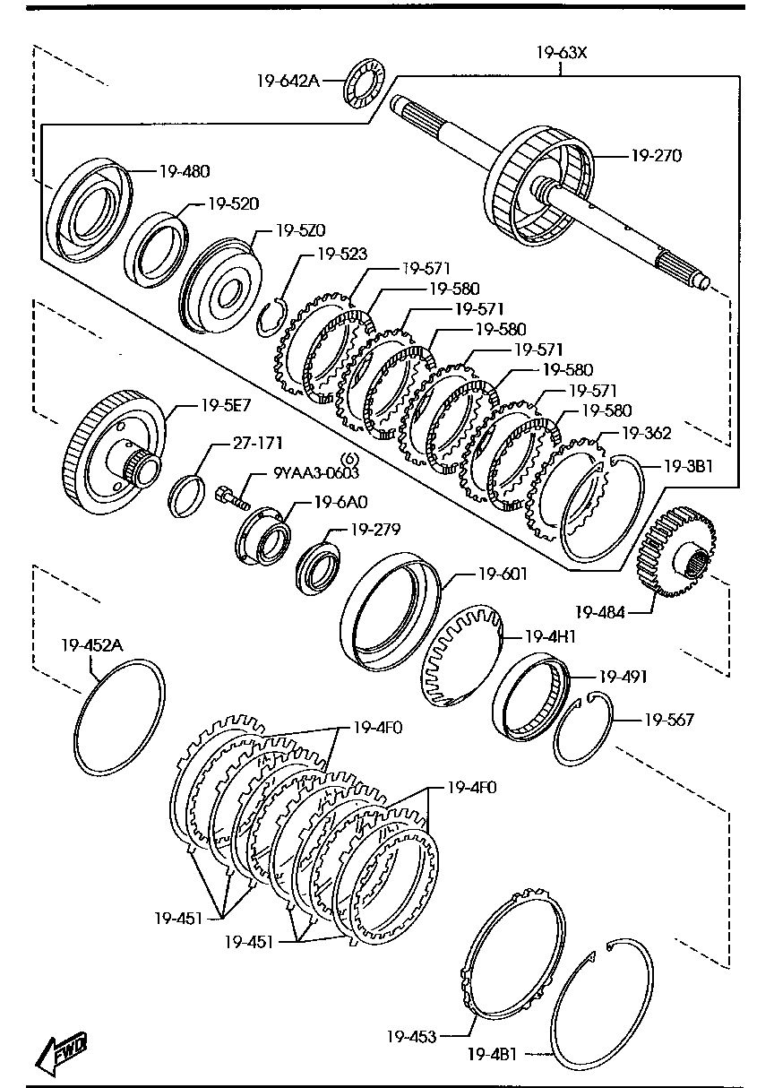 Transmission Governor, Low & Reverse Piston