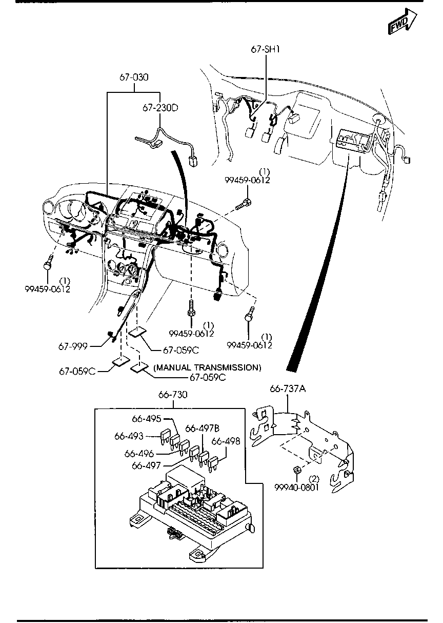 Dashboard Wiring Harnesses