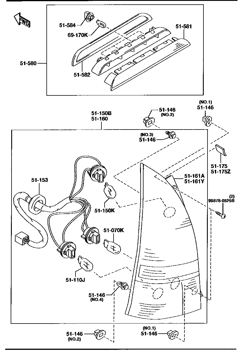 Rear Combination Lamps