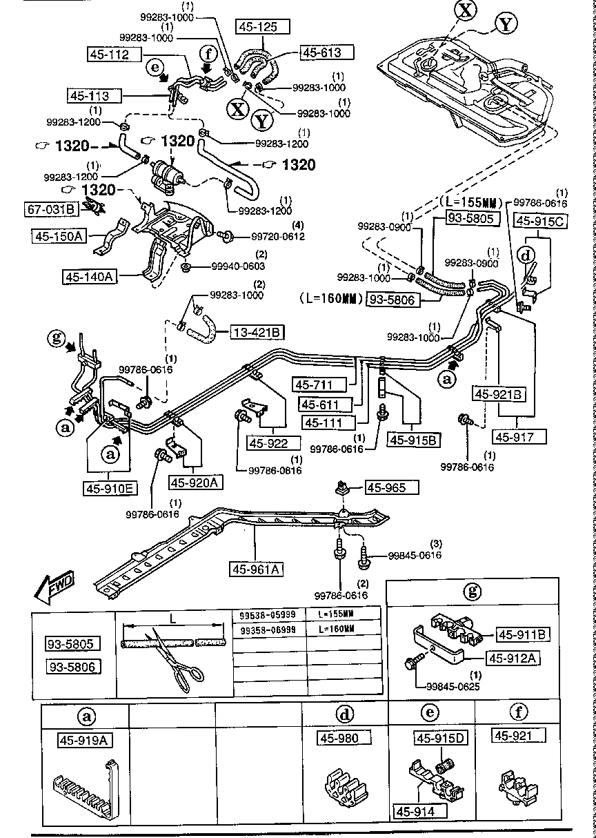 Tuberías de combustible