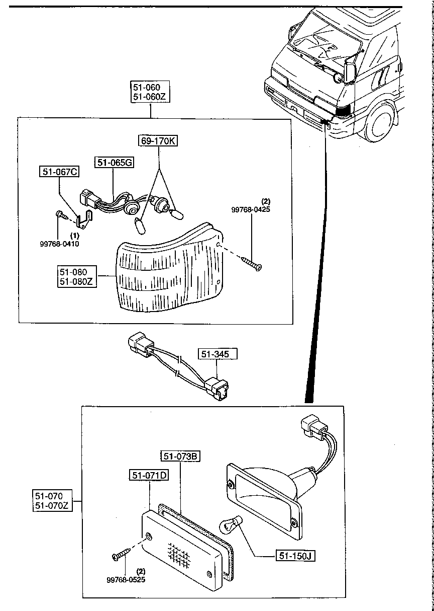 Front Combination Lamps