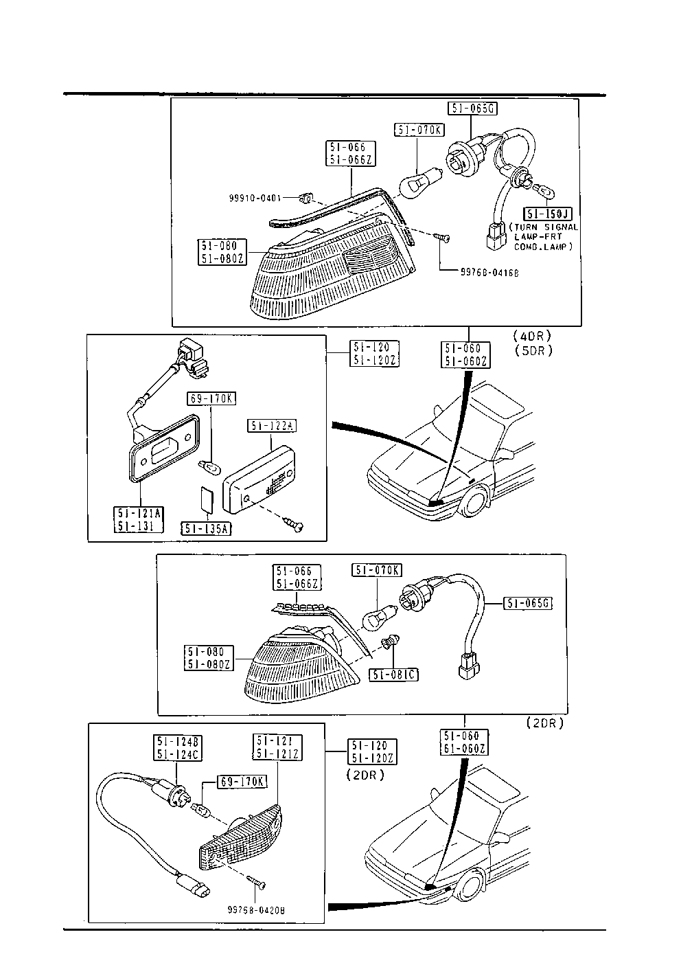 Front Combination Lamps