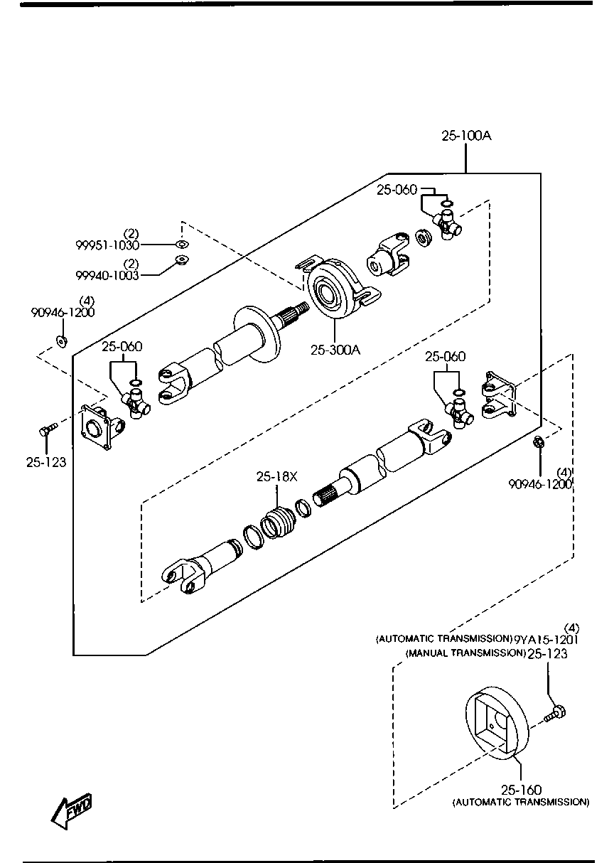 Rear Propeller Shaft