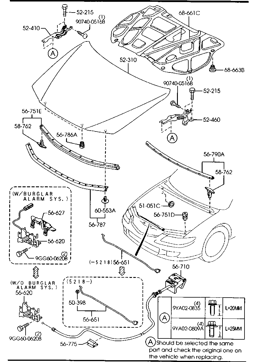 2006-2010 Mazda 5 Release Cable CC29-56-720 - View #6