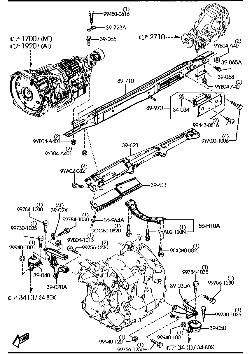 Engine & T/Mission Mountings