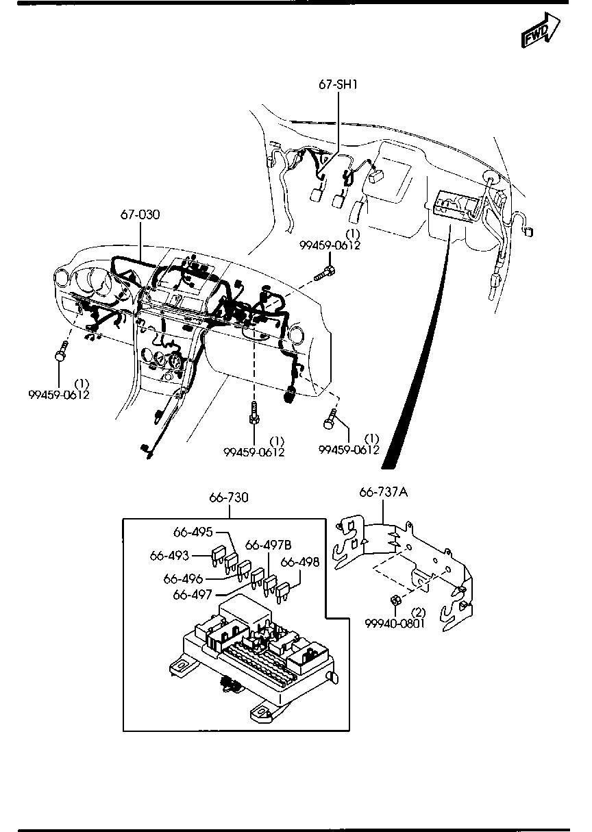 Dashboard Wiring Harnesses