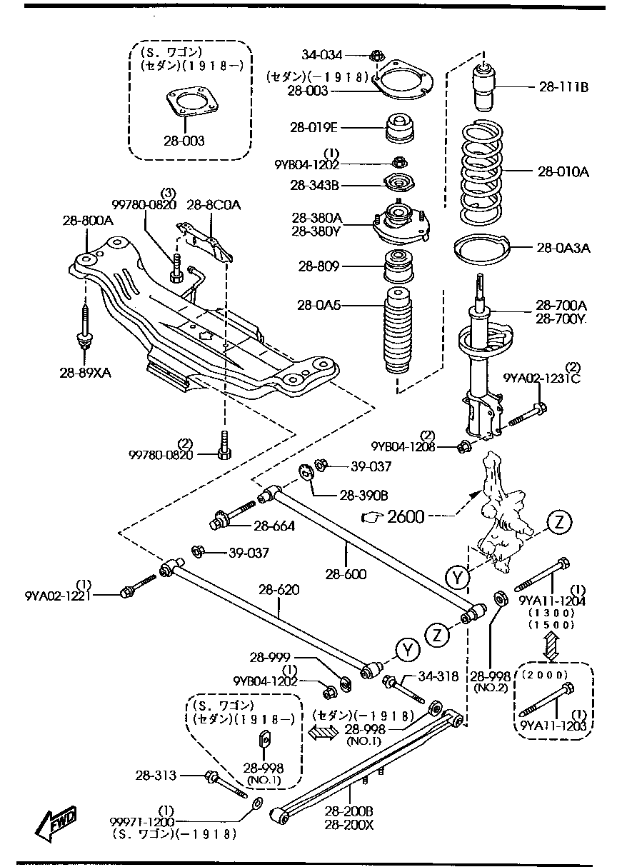 Rear Suspension Mechanisms