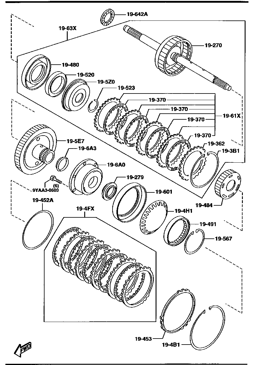 Governor, Low & Reverse Piston