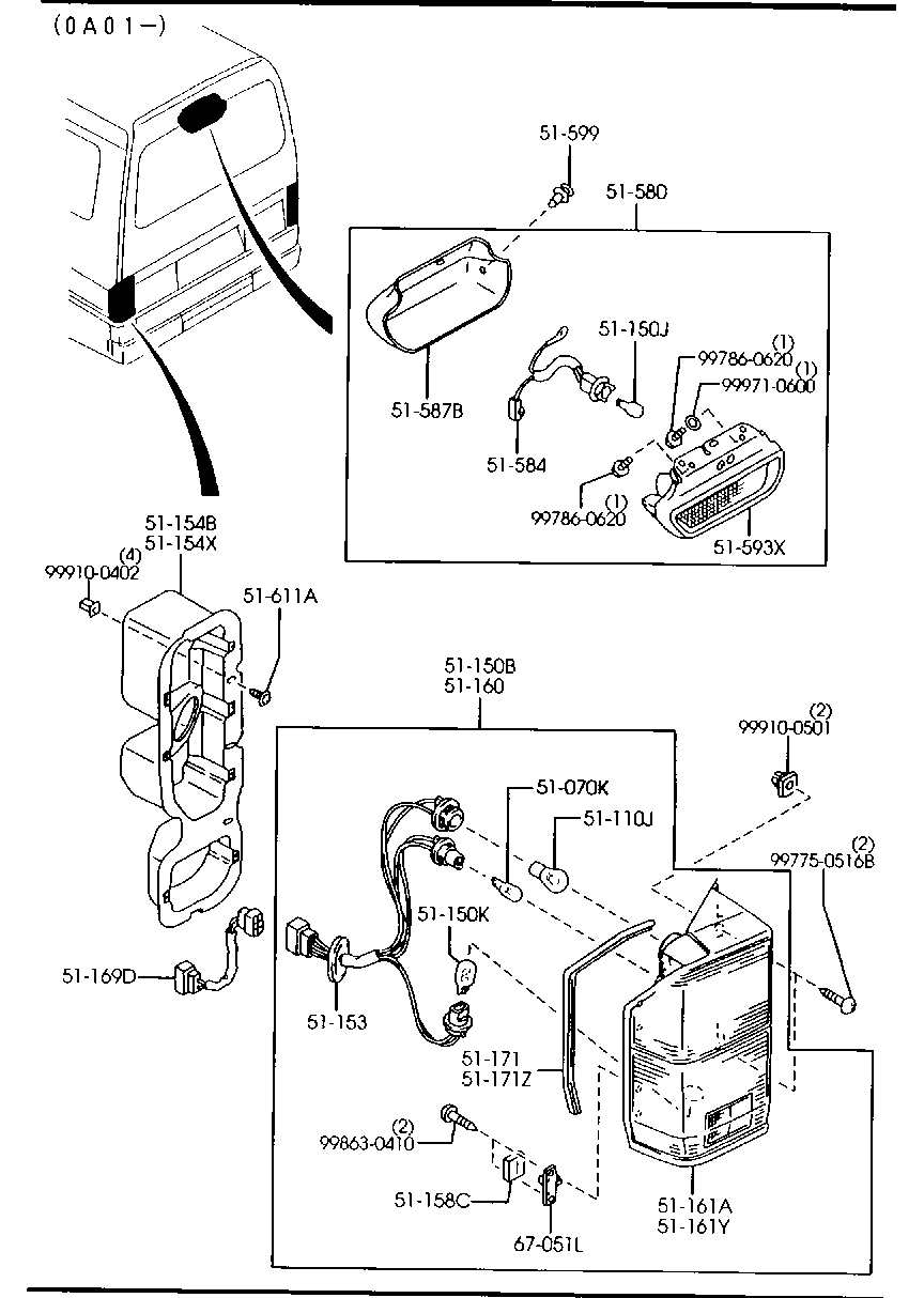 Rear Combination Lamps