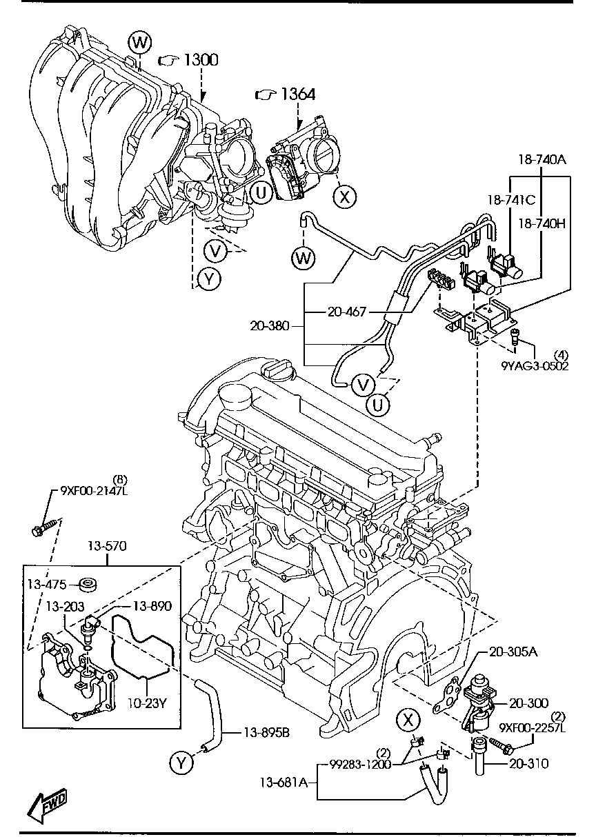 LF82-18-741 Valve,Solenoid Mazda | YoshiParts