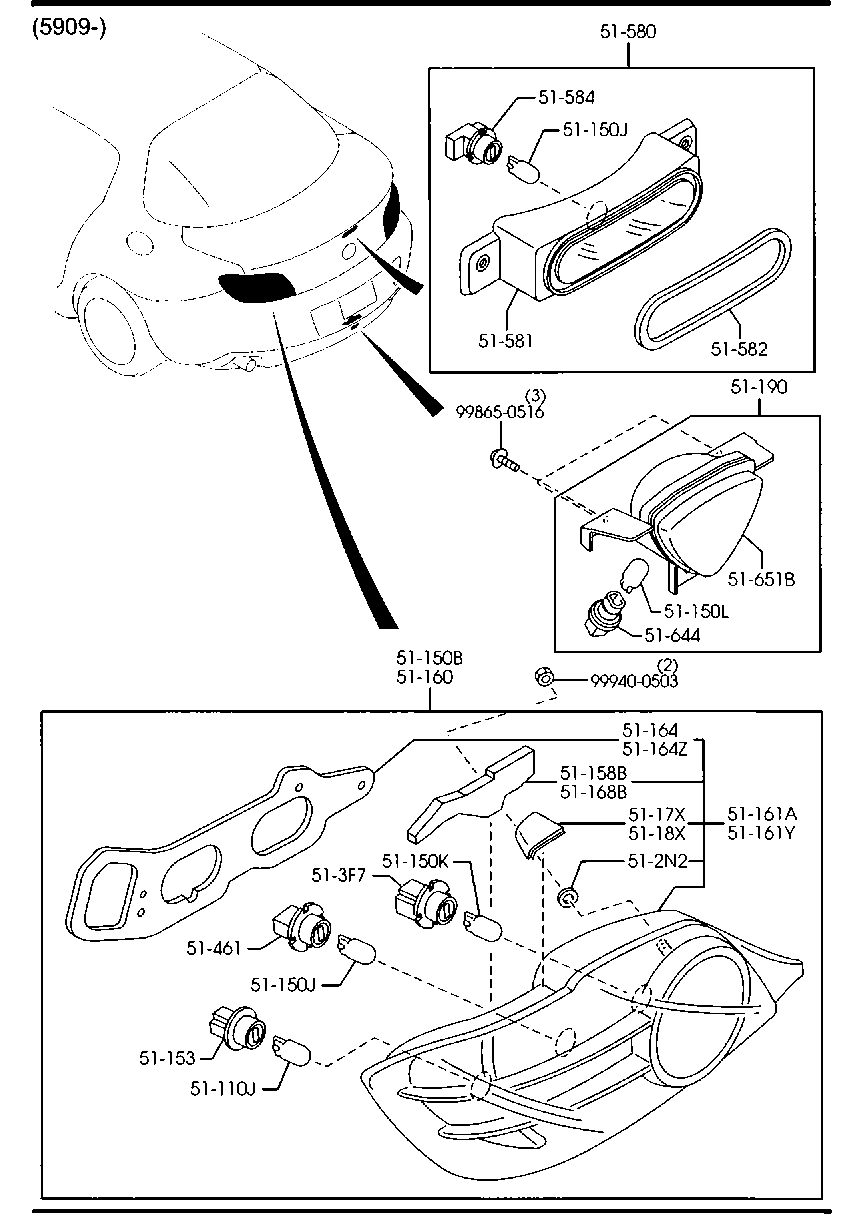 Rear Combination Lamps