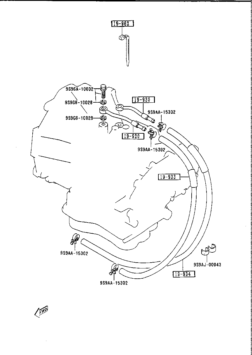 Transmission Torque Converter, Oil Pump, Piping