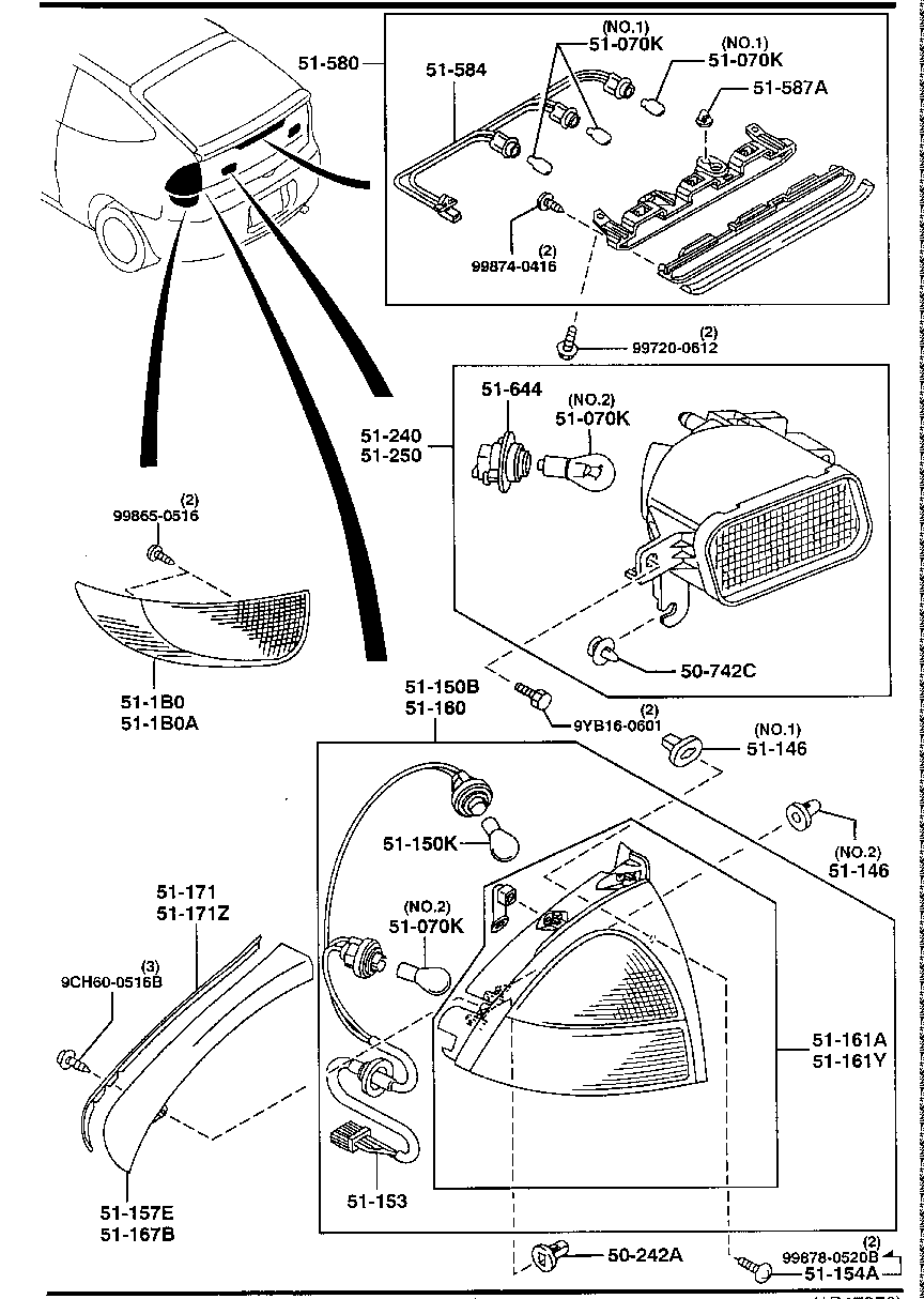 Rear Combination Lamps