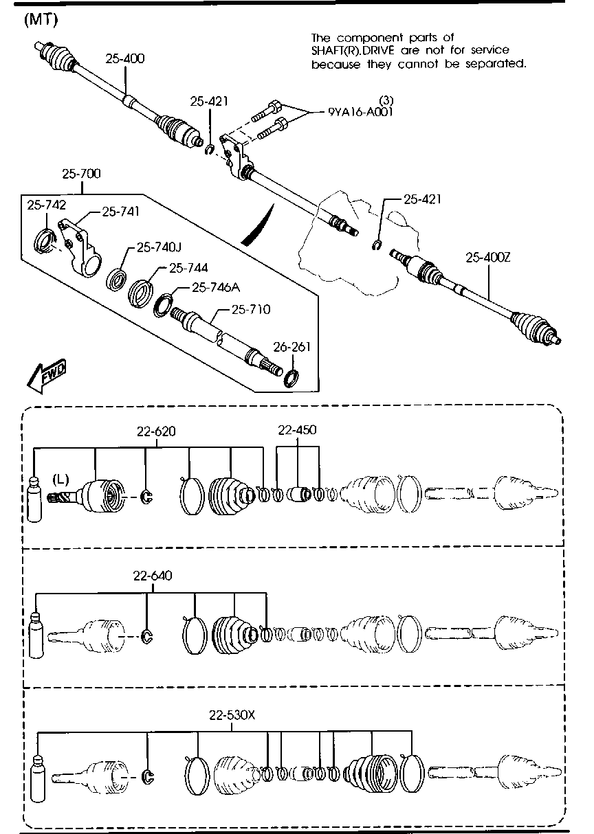 Front Drive Shafts