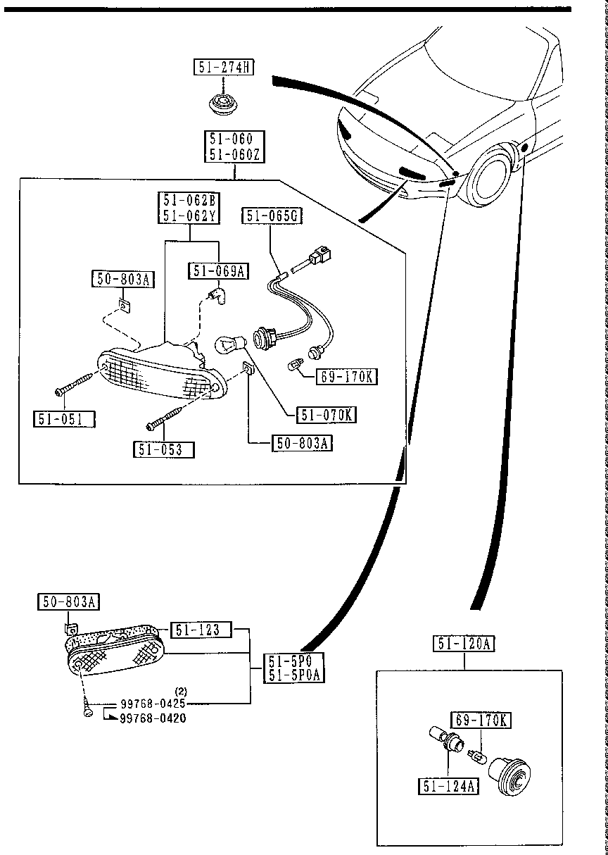 Front Combination Lamps