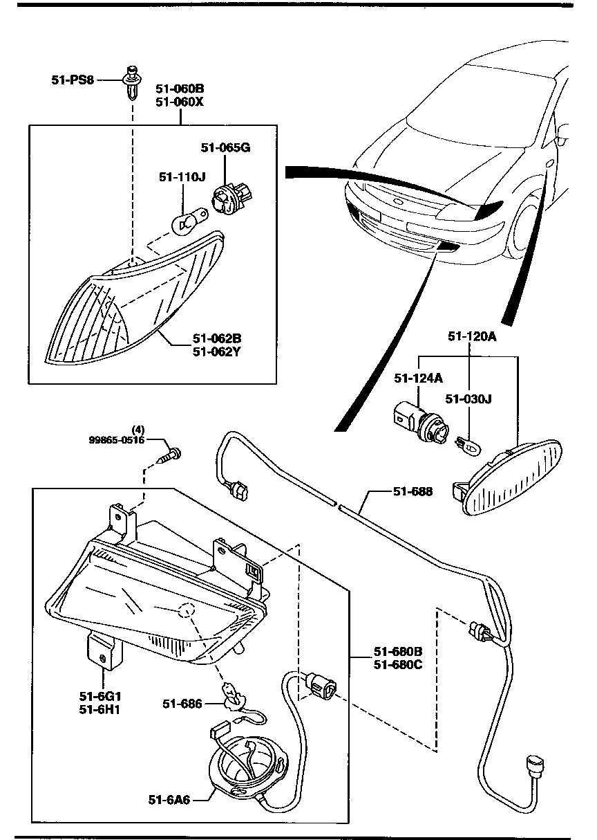 Front Combination Lamps