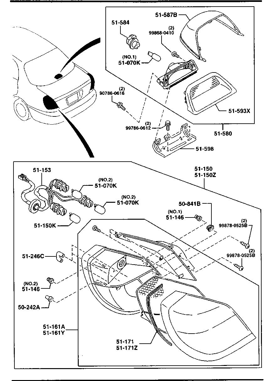 Rear Combination Lamps