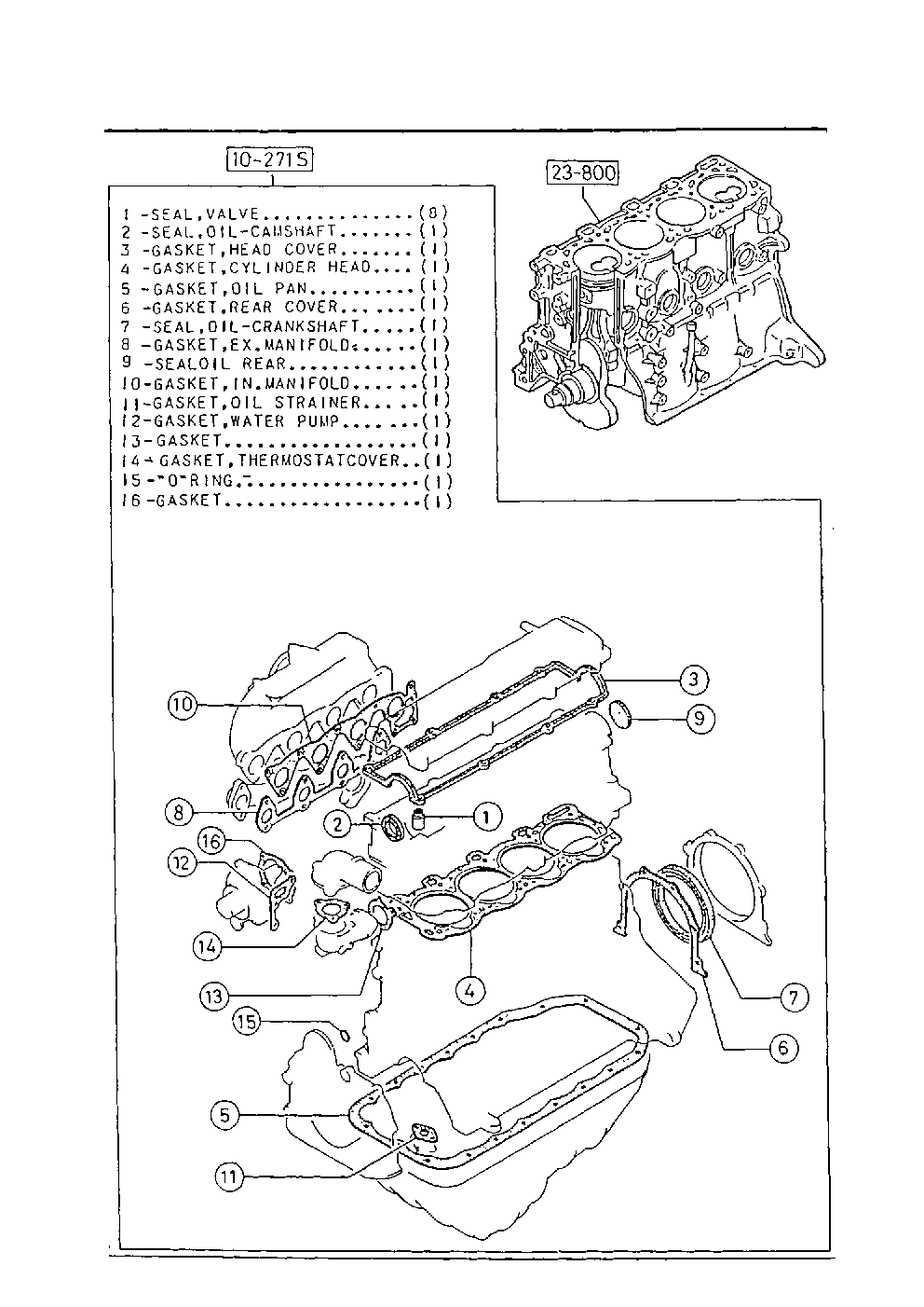 Engine & Gasket Sets