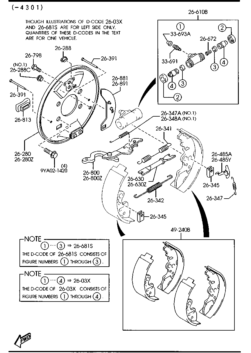 Rear Brake Mechanisms