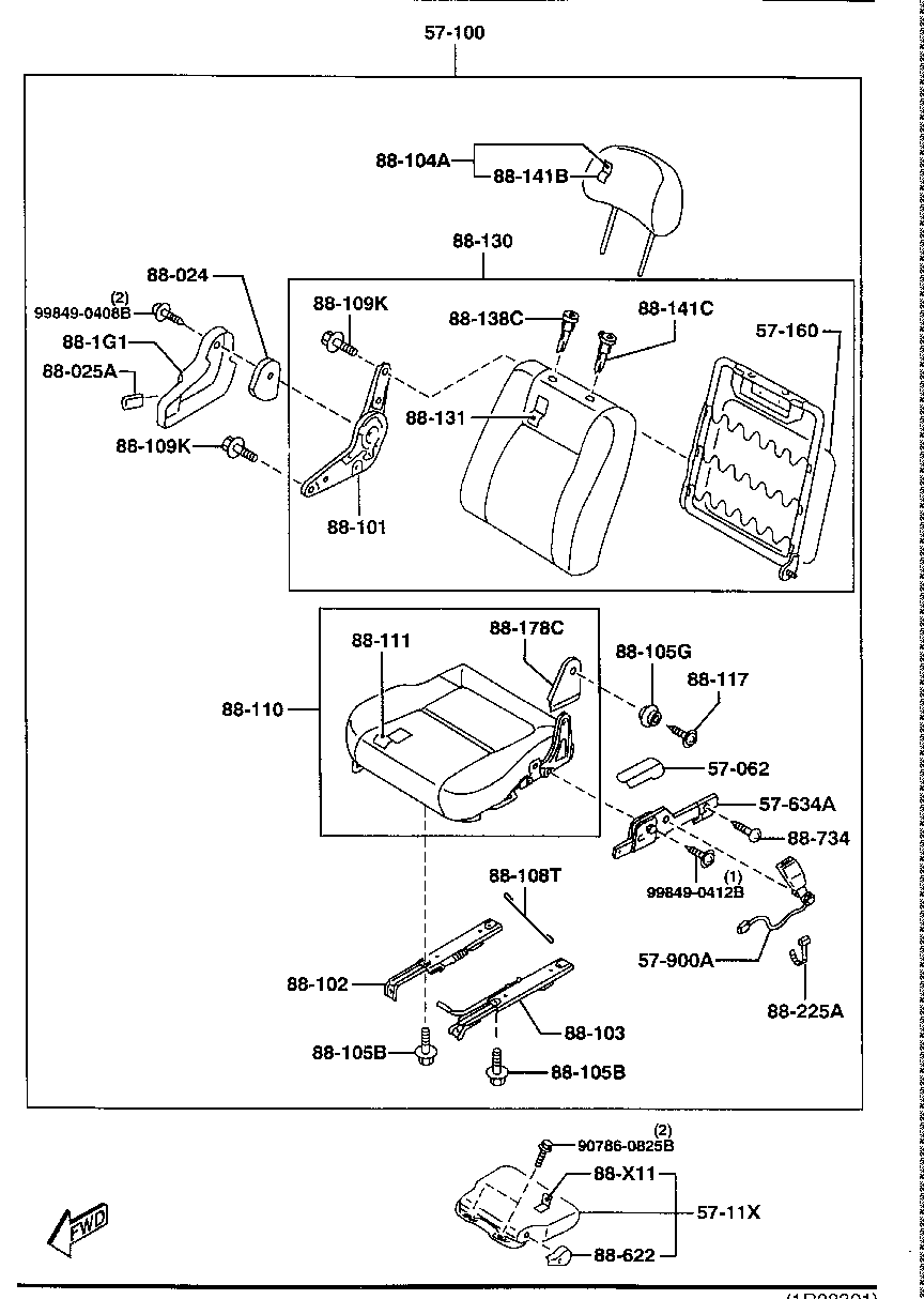 Asientos delanteros