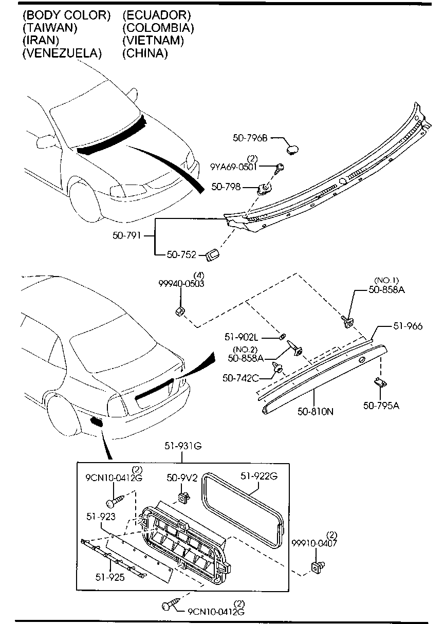Cowl & Extractor Grilles