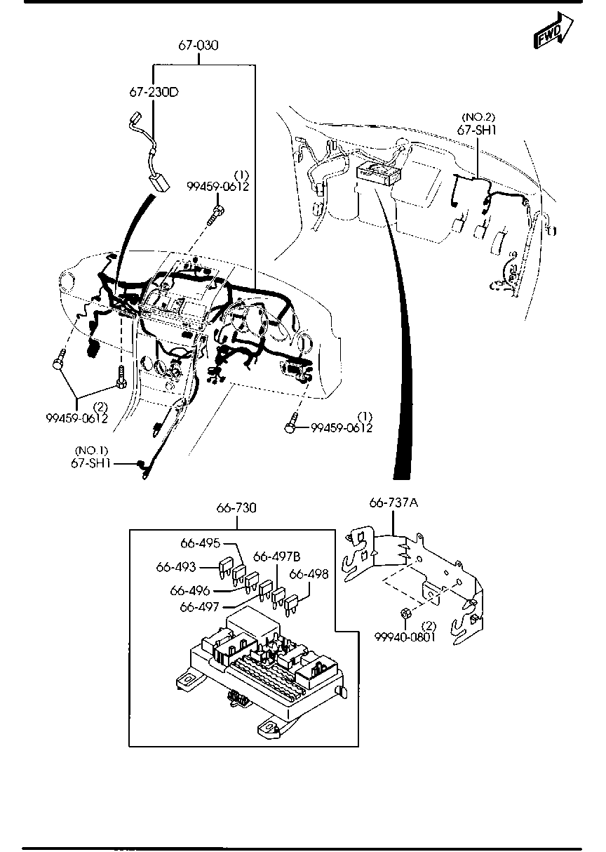 Dashboard Wiring Harnesses