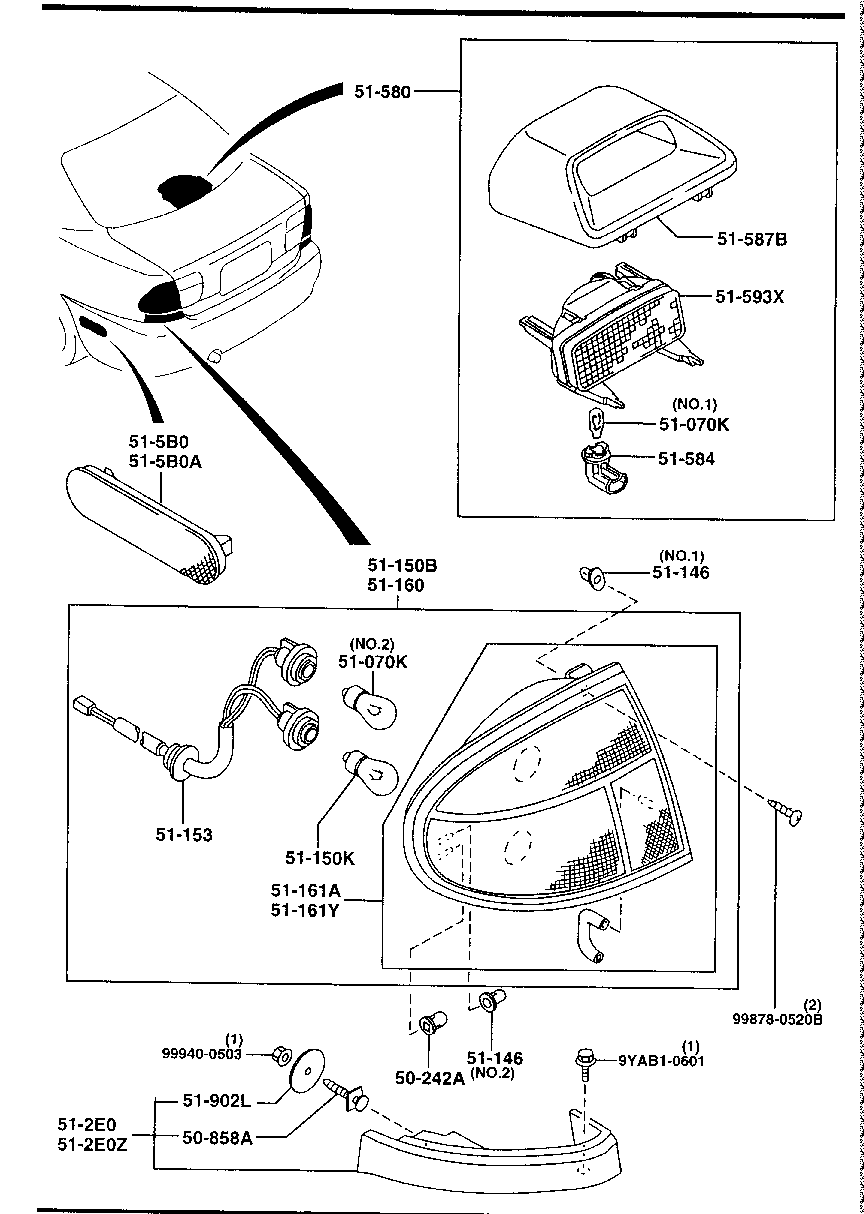 Rear Combination Lamps