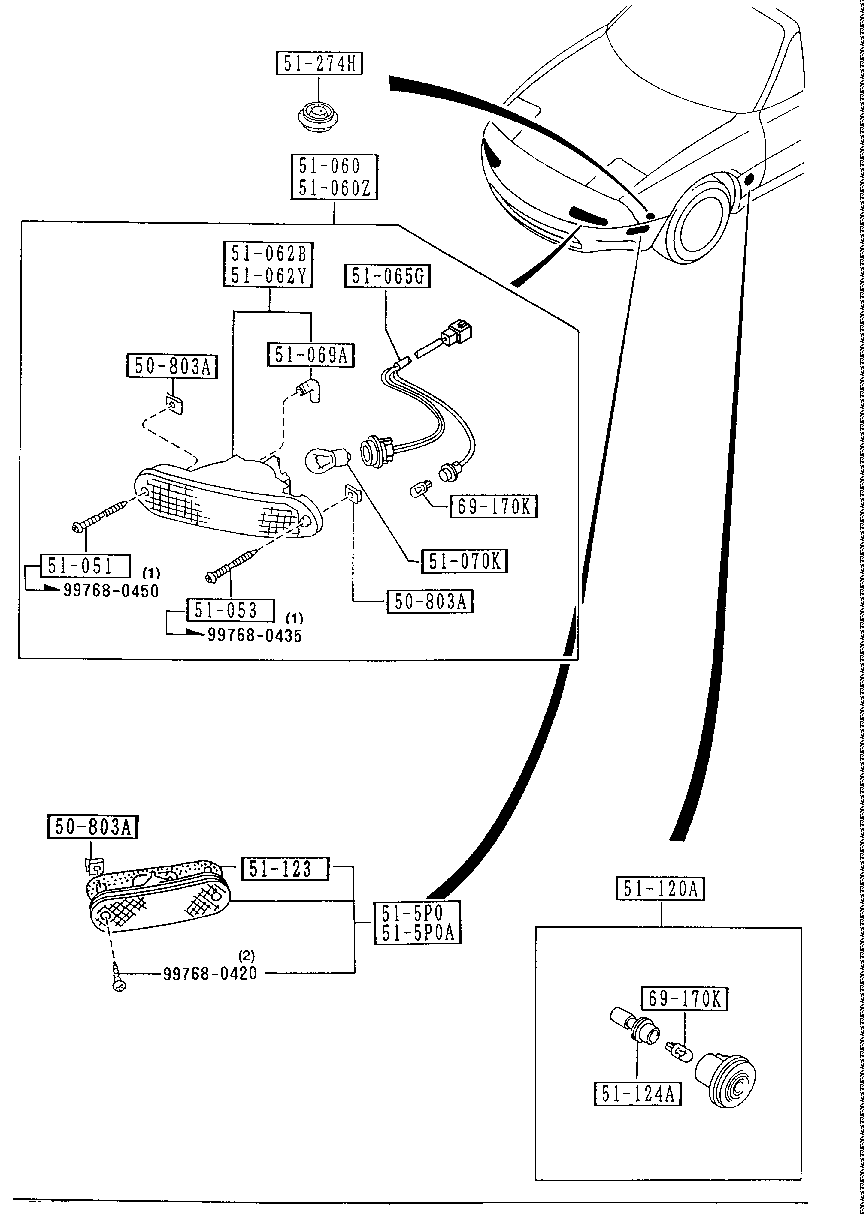 Front Combination Lamps