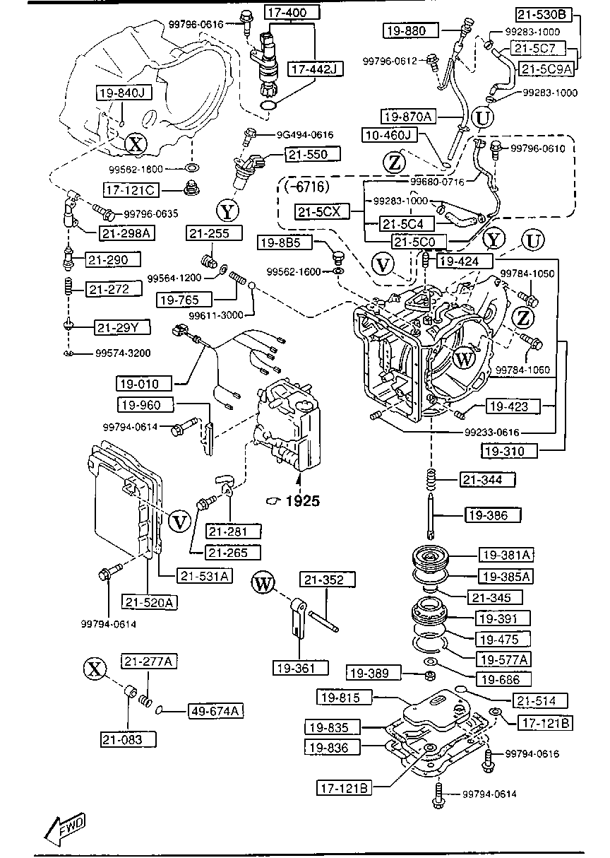 Transmission Case & Main Control System