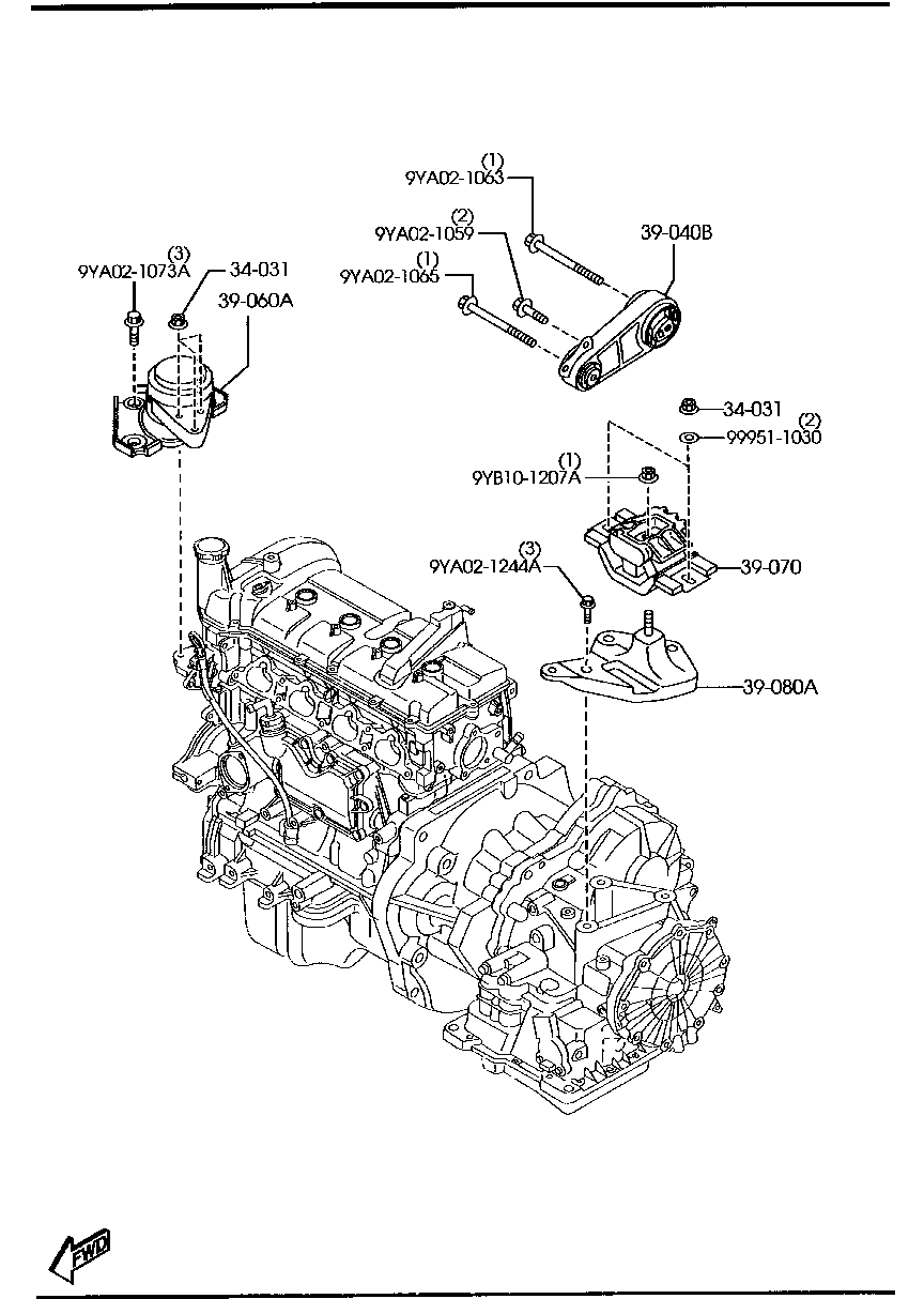 Engine Transmission Mountings